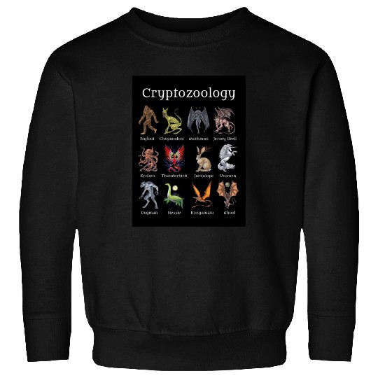Cryptozoology Cryptid Creatures Sweatshirts