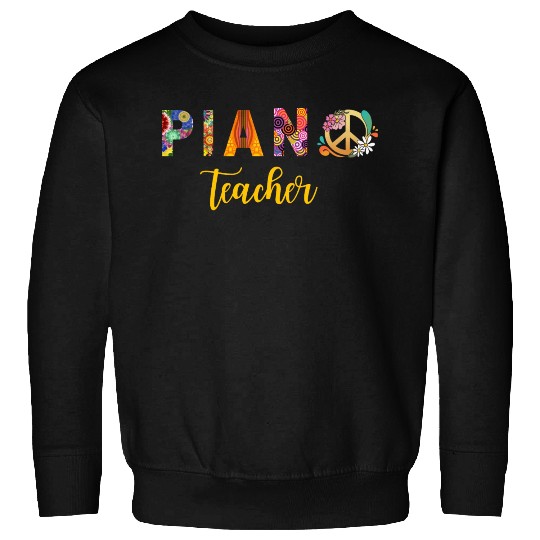 Retro Piano Teacher Sweatshirts
