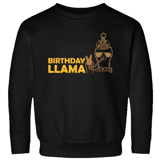 Cool Birthday Llama Sunglasses Sweatshirts