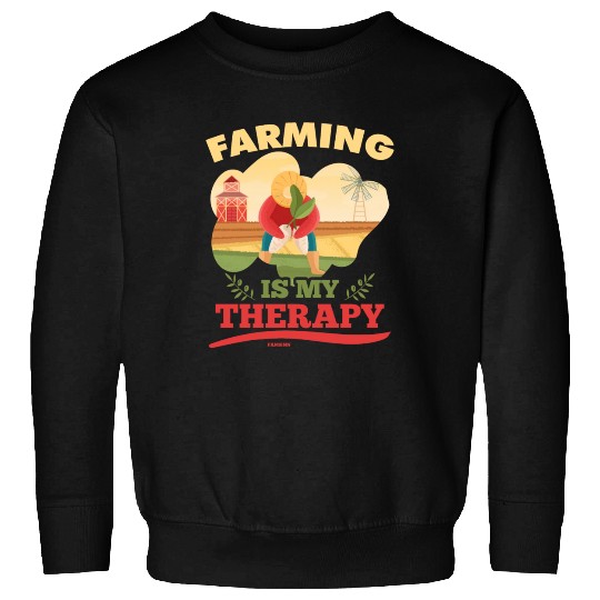 Farming Is My Therapy Sweatshirts