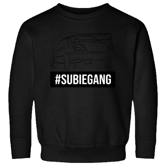 Subie Gang Impreza jdm lover classic japanese car Sweatshirts
