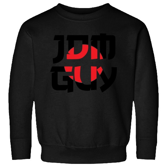 JDM GUY Japanese flag black drift tuner car lover Sweatshirts