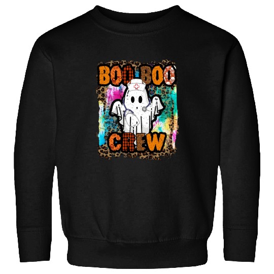 Halloween Boo Boo Crew Tie Dye Sweatshirts