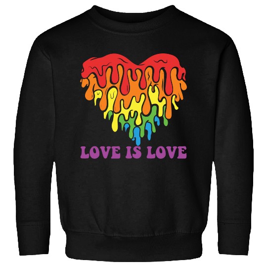 LBGT Flag Gay Pride Human Love is Love Sweatshirts