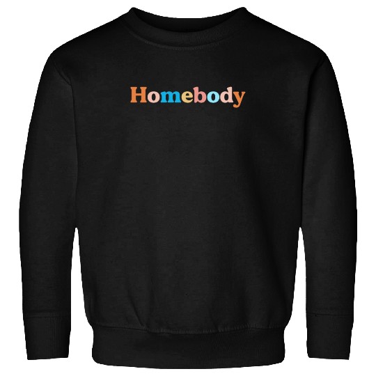 Retro Homebody Rather Be Inside Vintage Introvert Sweatshirts