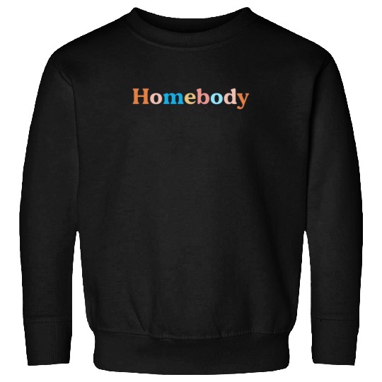 Retro Homebody Rather Be Inside Vintage Introvert Sweatshirts