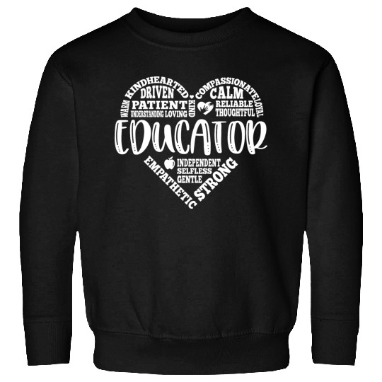 Educator Teacher appreciation subway art Sweatshirts