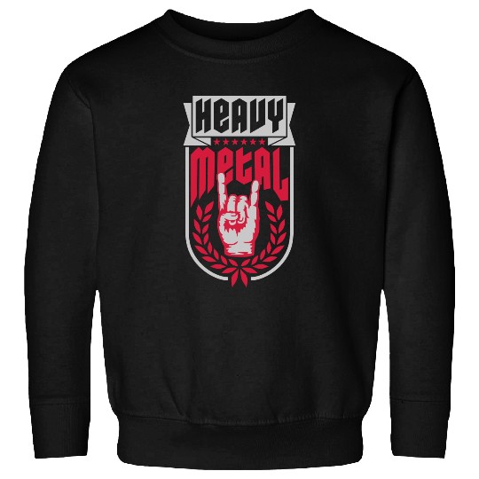 Heavy metal 2 hands Sweatshirts