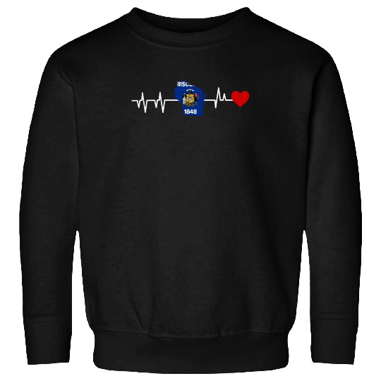 Wisconsin Heartbeat Gift Sweatshirts