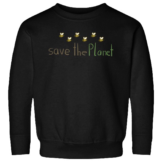 save the planet bees nature conservation climate p Sweatshirts