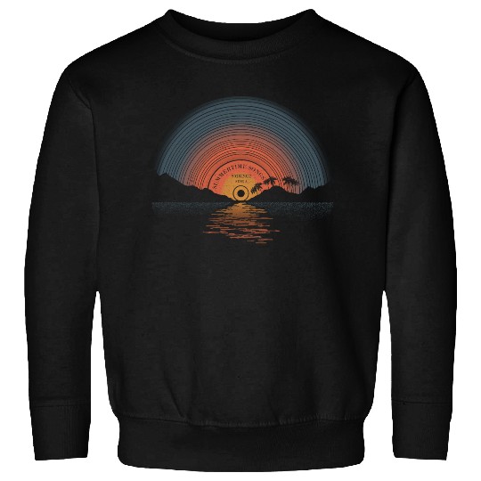 Summertime songs - vinyl record Sweatshirts