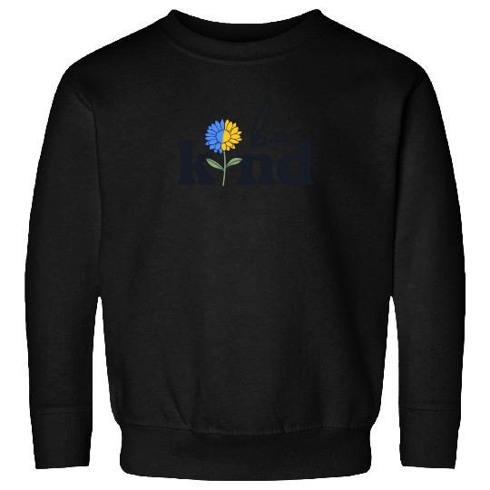 Be Kind Yellow Blue Sunflower World Down Syndrome Sweatshirts