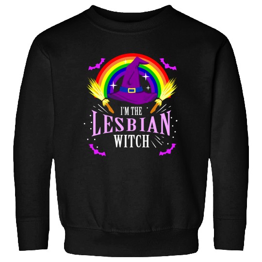 I m The Lesbian Witch For Halloween New Sweatshirts