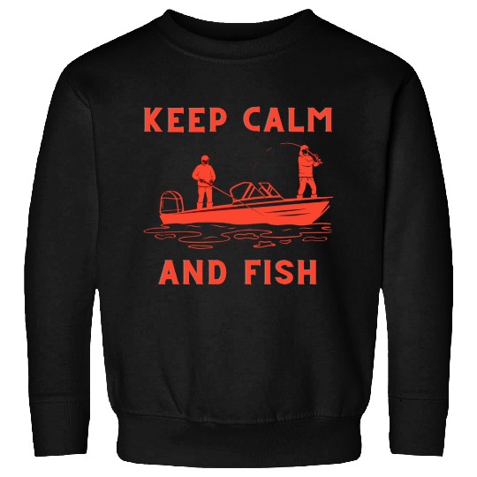 KEEP CALM AND FICH FISHING BOAT COMPETITION Sweatshirts