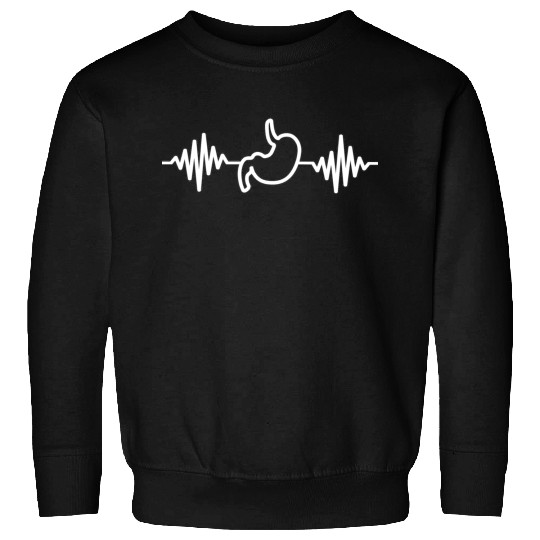 Tummy Ache Survivor Beat Line Sweatshirts