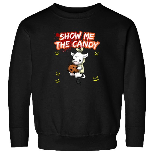 Show Me The Candy Halloween Costume Trick Or Treat Sweatshirts