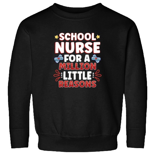 School Nurse Nursing Clinic Medical Stuff School Sweatshirts