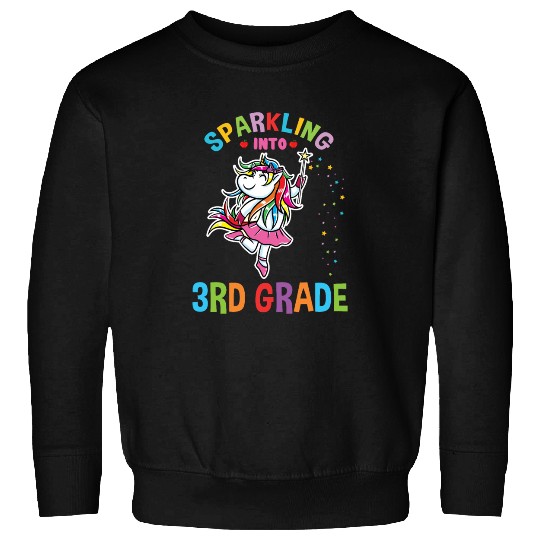 Sparkling Into 3rd Grade Back To School Sweatshirts