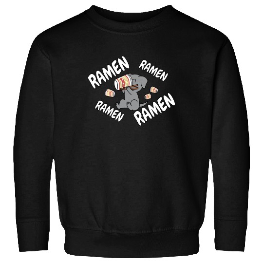 Weimaraner Instant Ramen Noodles Sweatshirts