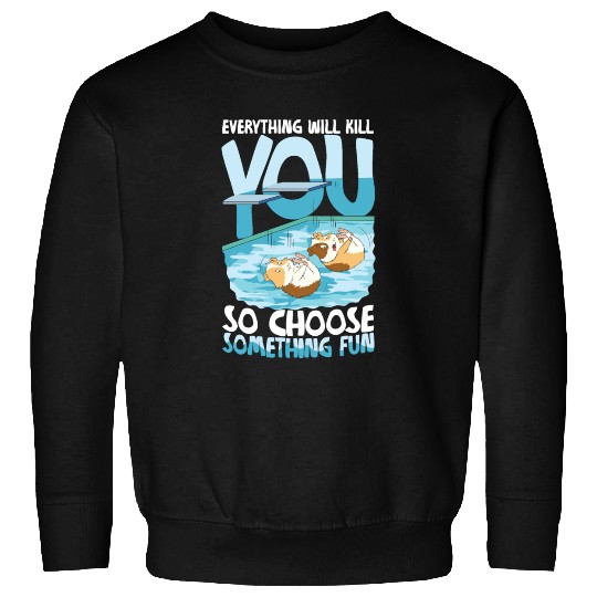 Guinea Pig High Diving Swimming Sweatshirts