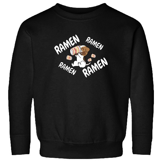 Jack Russell Terrier Instant Ramen Noodles Sweatshirts