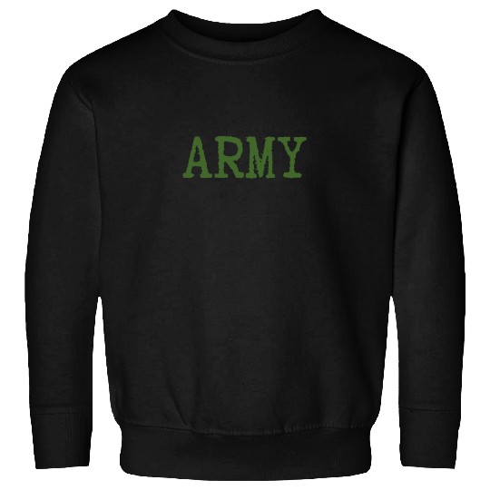 Vintage USA Army Military Green Cute US Retro US Sweatshirts