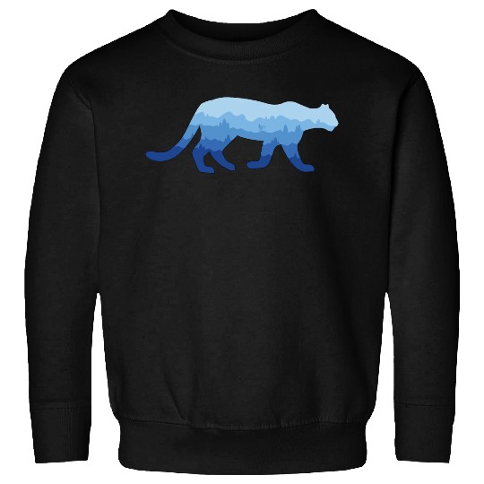 Mountain Lion and Mountain Biker Sweatshirts