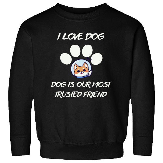 I LOVE DOG Sweatshirts
