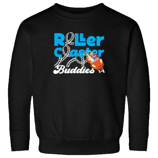Roller Coaster Friends Besties Sweatshirts