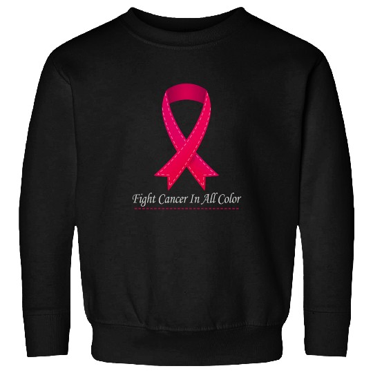 Cancer Sucks In Every Color Fighter Fight Support Sweatshirts