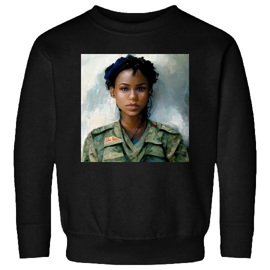 Beautiful US army combat medic painting Sweatshirts