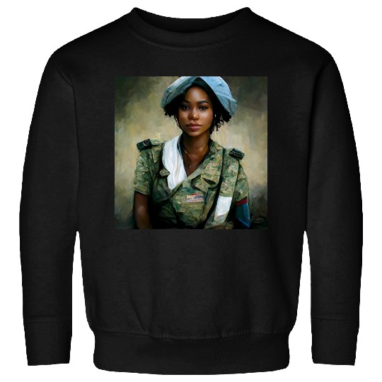 Beautiful US army combat medic painting Sweatshirts