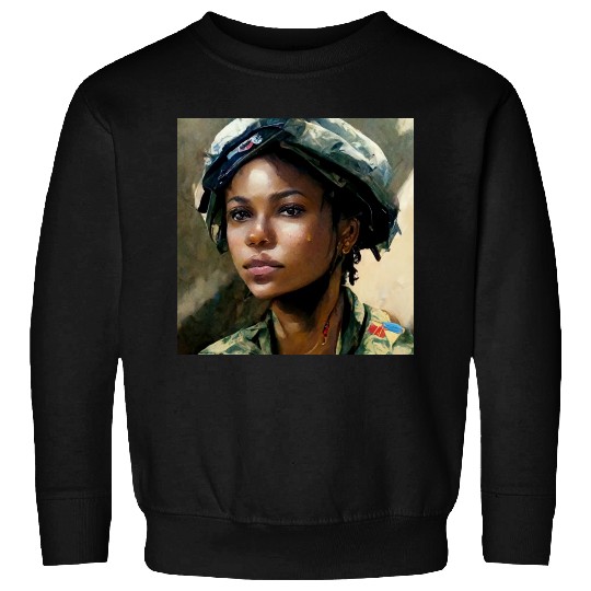 Beautiful US army combat medic painting Sweatshirts