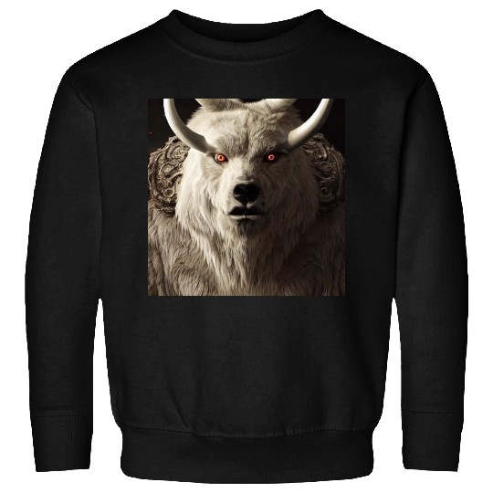 Bear White demon Sweatshirts