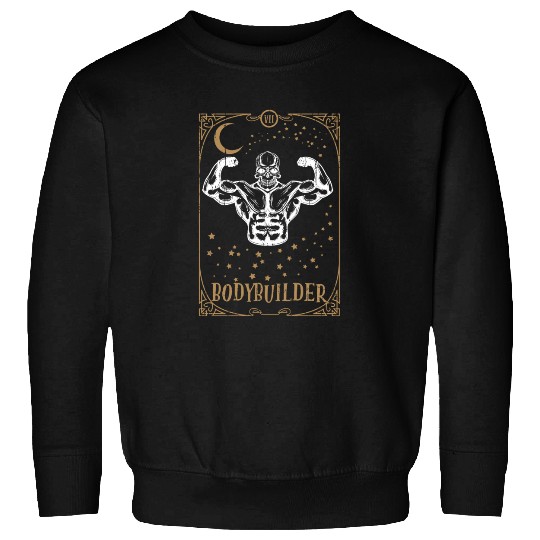 Gym Muscle Tarot Card Occult Club Gothic Sweatshirts