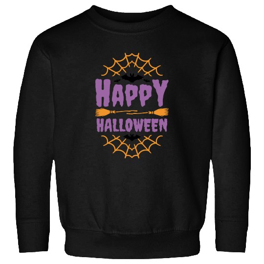 Happy Halloween Cat Pumpkin Sweatshirts