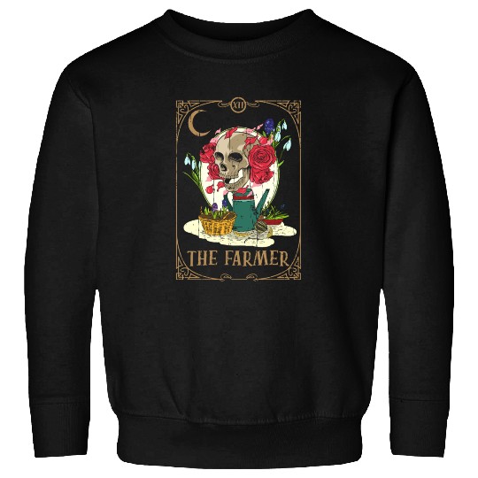 Farmer Plants Tarot Card Occult Club Gothic Sweatshirts