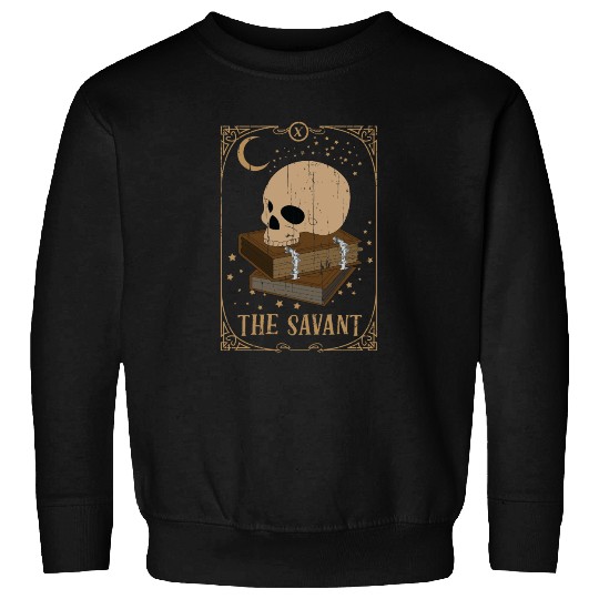 Book Savant Tarot Card Occult Club Gothic Sweatshirts