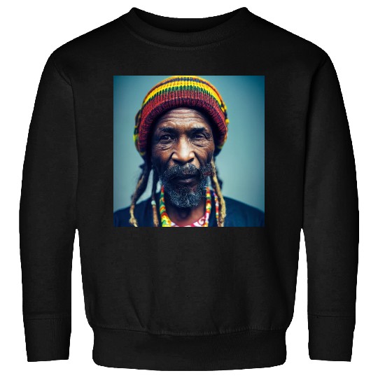 Rastafari Realistic photograph painting Sweatshirts