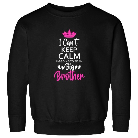 I Can't Keep Calm I'm Going To Be An A Big Brother Sweatshirts