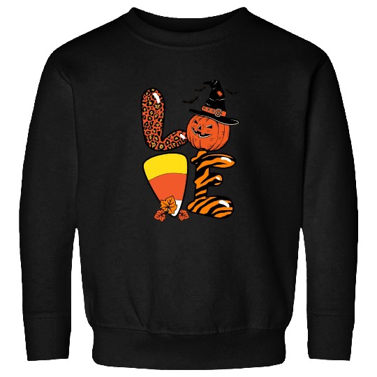 Halloween Love Candy Corn Sweatshirts