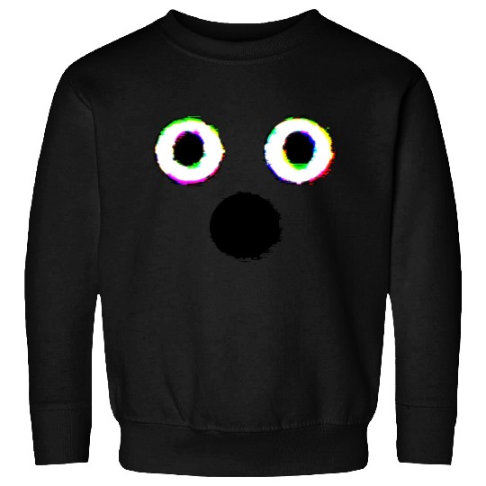 Glitch Ghost Face Sweatshirts