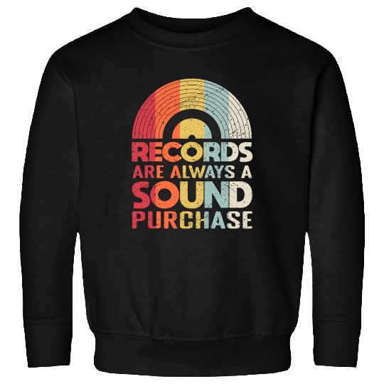 Vinyl Collector Joke Record Collection Sweatshirts