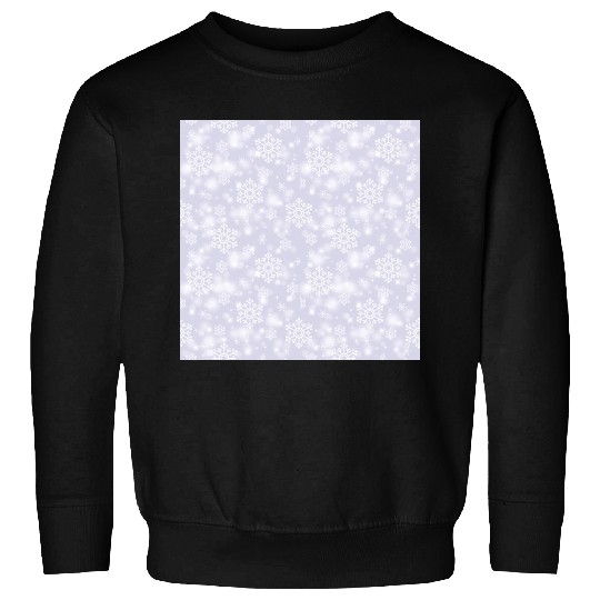 Lavender Snowflakes Pattern Sweatshirts
