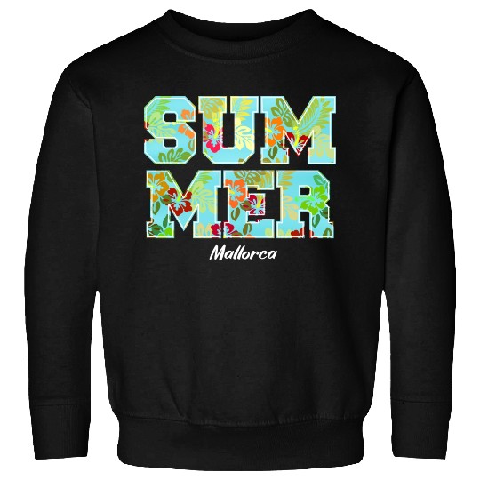 Summer Design With Hibiscus Sweatshirts