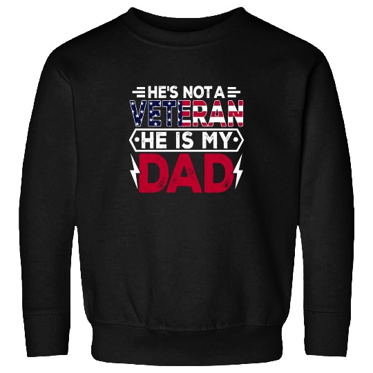 US Veteran Dad Veterans Day Patriotic American Fla Sweatshirts