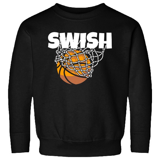 Basketball Swish Matching Photo Sweatshirts