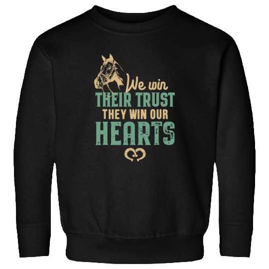 Horse Trust Horseback Riding Lover Horses Love Sweatshirts