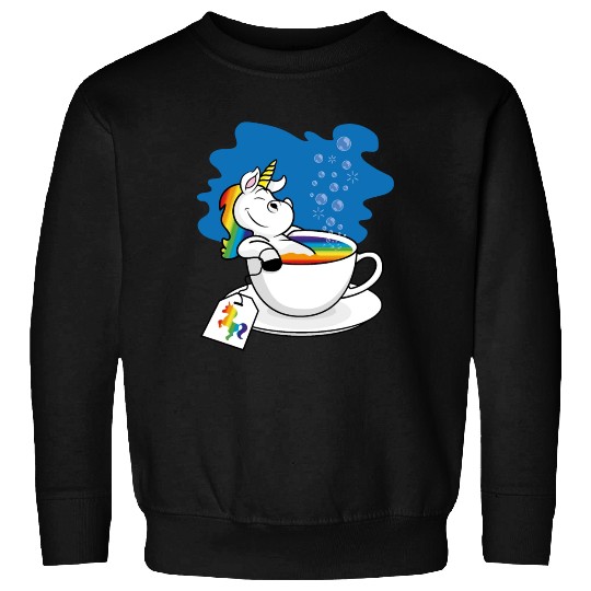 Unicorn tea Sweatshirts