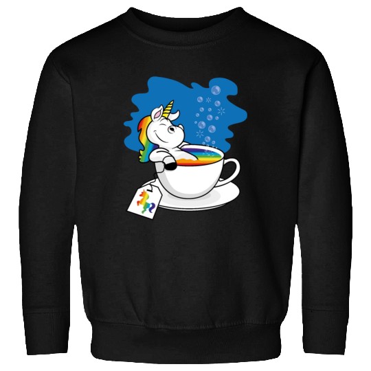 Unicorn tea Sweatshirts
